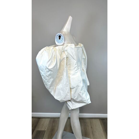 NWT Jacquemus La Robe Taffeta Off Shoulder Puff Sleeve Mini Dress Cream FR42/US1 - Picture 8 of 10